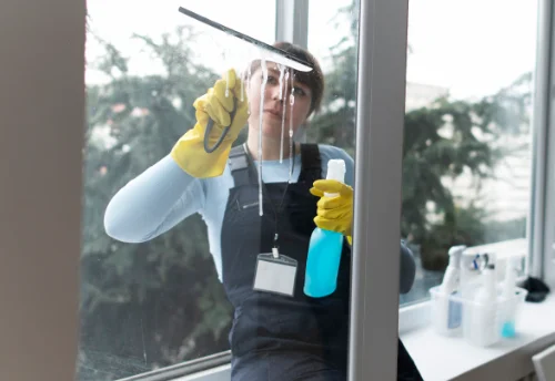 Nettoyage de vitres intérieures et extérieures à Saulnières